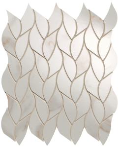 CALACATTA ORO LEAVES MOSAICO BRILLANTE 25,9x30,9