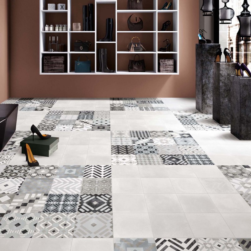 Heritage Pearl - Labyrinth Mix Grey