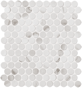 STATUARIO ROUND MOSAICO 29,5X32,5