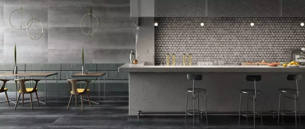 Ambiance carrelage MET BLACK & MET GREY – MagasinDeCarrelage – VAL D’OISE, FRANCE