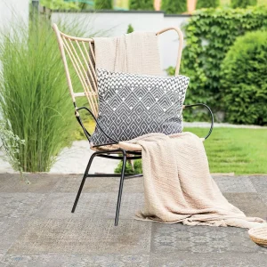Carrelage AMBIANCE 221 60x60 cm, finition pierre gris profond mate, style contemporain et structuré-MagasinDeCarrelage-VAL D'OISE,FRANCE