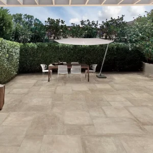 Carrelage AMBIANCE 224 60x60 cm, finition pierre gris profond mate, style contemporain et structuré-MagasinDeCarrelage-VAL D'OISE, FRANCE
