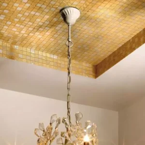 Mosaïque FOURSEASONS Summer, finition sable clair mate, style naturel et graphique.-MagasinDeCarrelage-VAL D'OISE,FRANCE