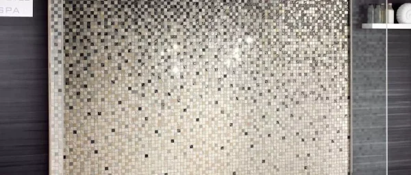 Mosaïque FOURSEASONS Summer, finition sable clair mate, style naturel et graphique-MagasinDeCarrelage-VAL D'OISE,FRANCE