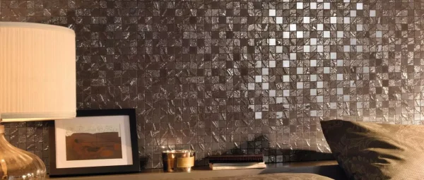 Mosaïque FOURSEASONS Summer, finition sable clair mate, style naturel et graphique-MagasinDeCarrelage-VAL D'OISE,FRANCE